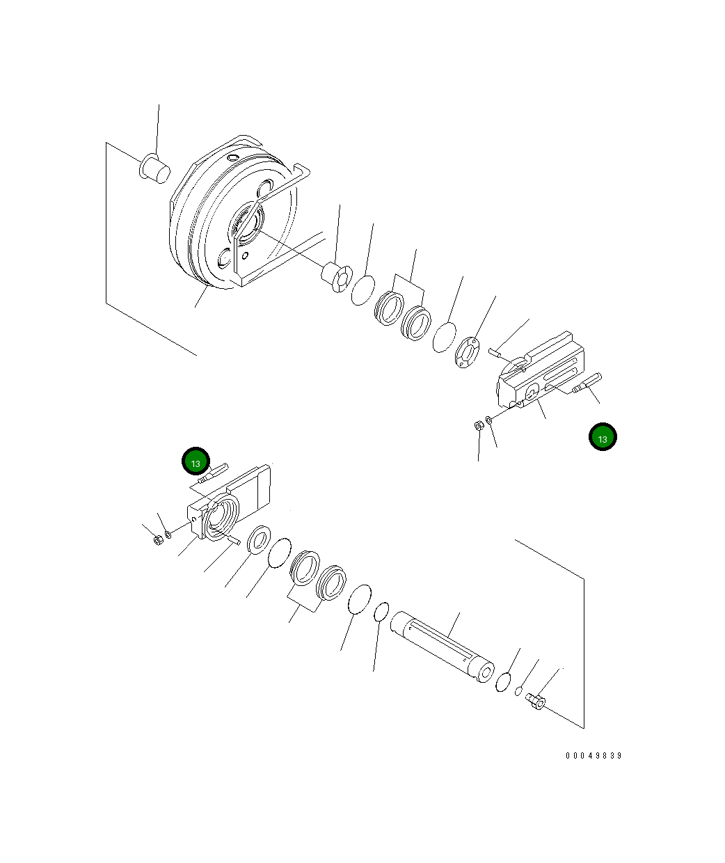 Болт 21T-30-81470 Komatsu