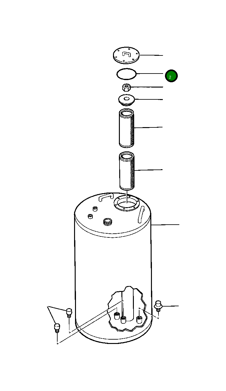 Кольцо уплотнительное (O-Ring) 22 424 R1 Komatsu