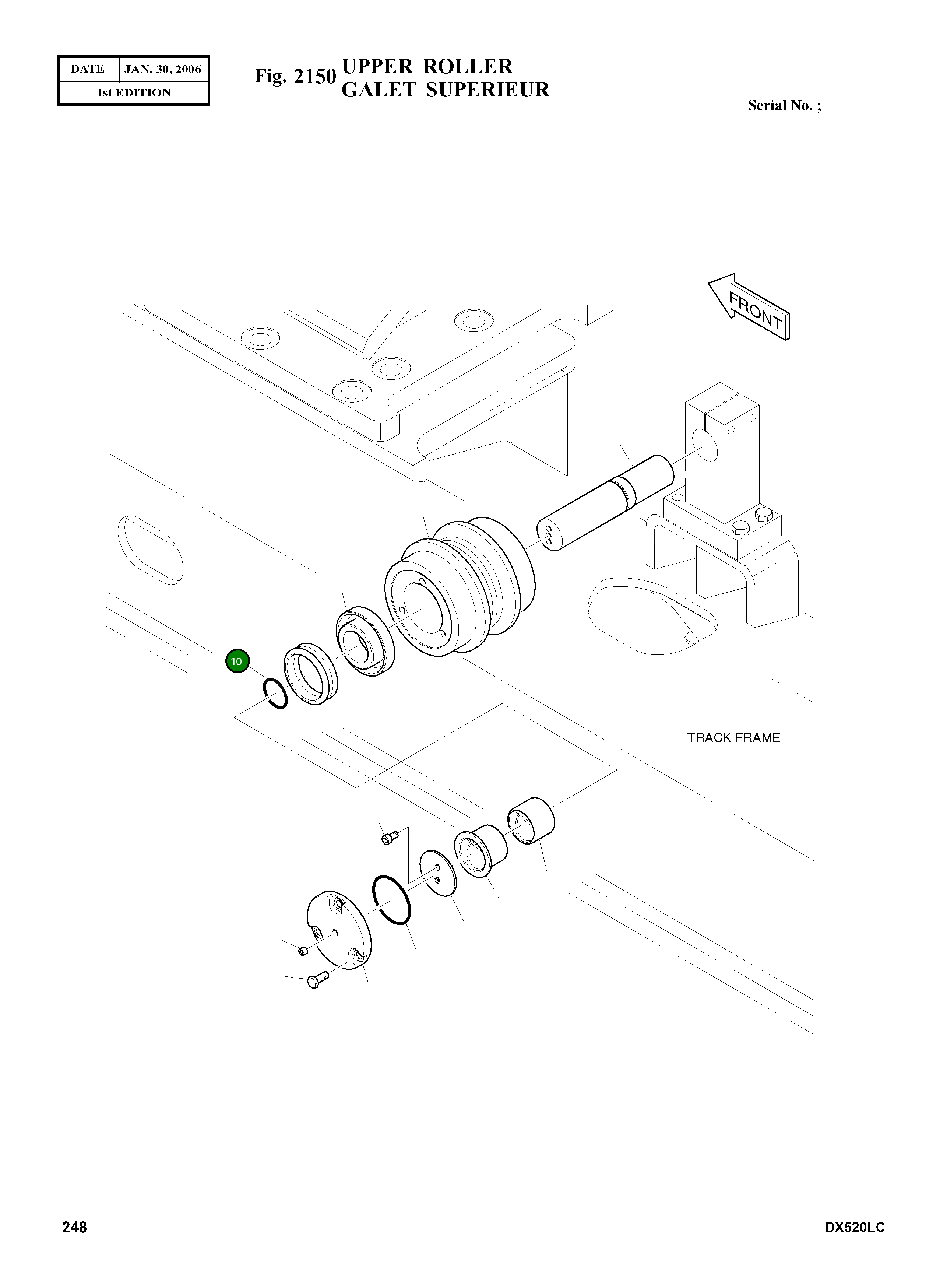 Кольцо уплотнительное (O-Ring) K1000927 Komatsu