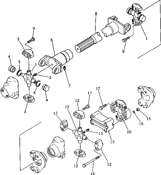 Болт 01051-31015  Komatsu