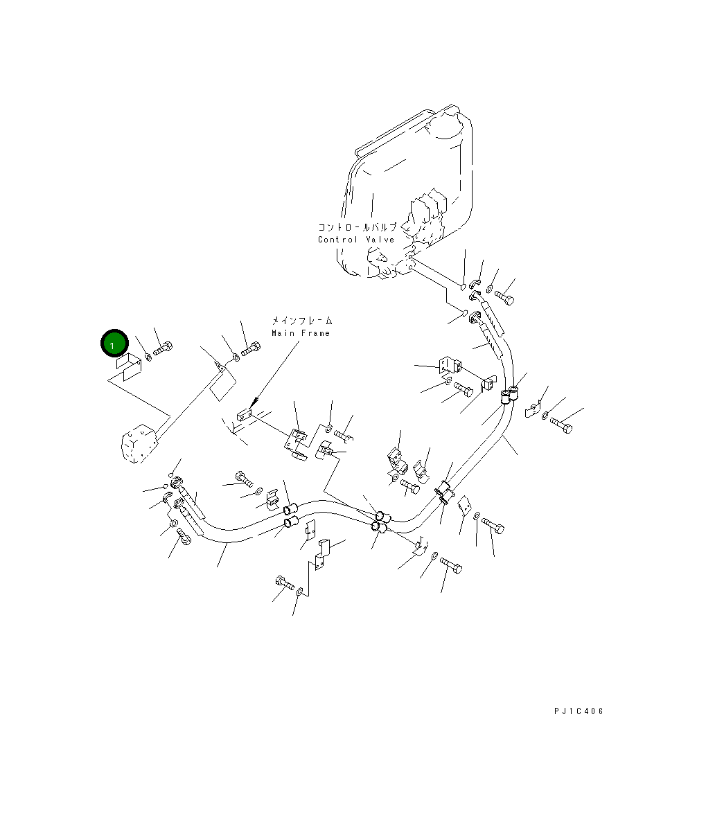 Крышка 17M-61-22711  Komatsu