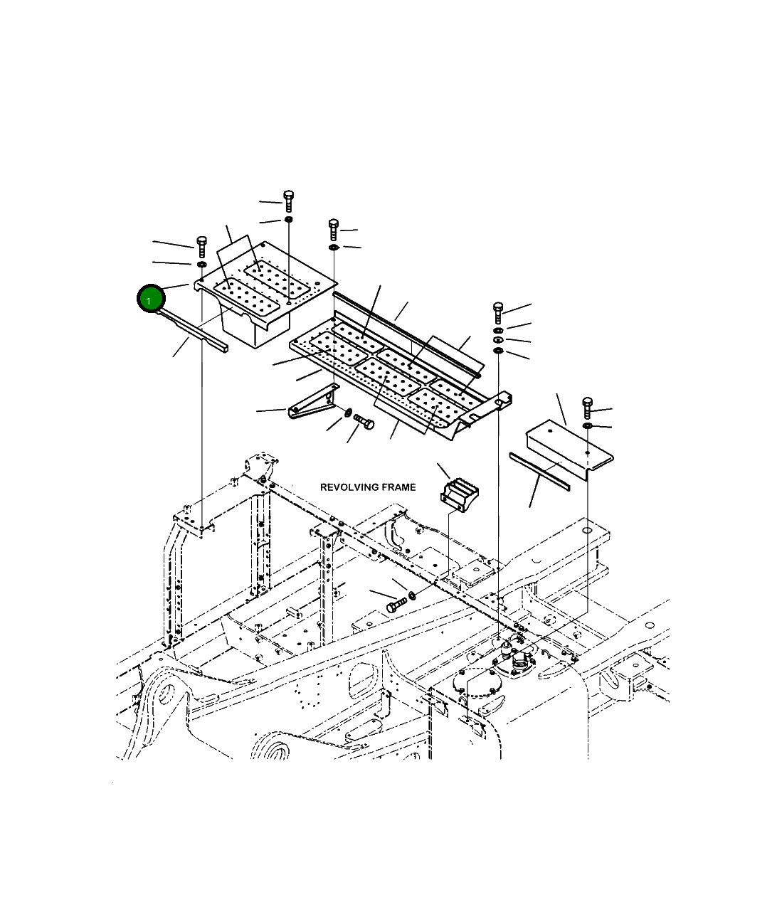 Крышка 208-54-41611 Komatsu