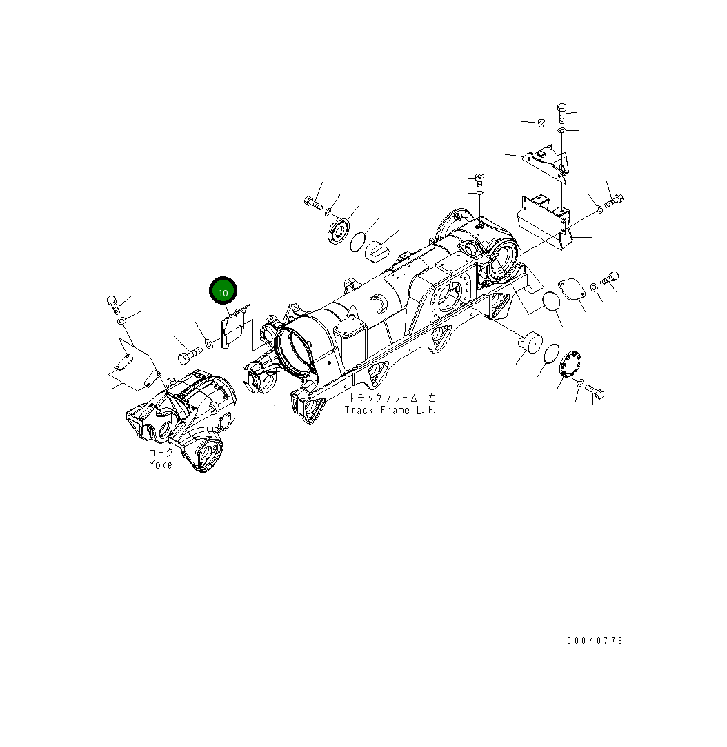 Крышка 198-30-69460 Komatsu