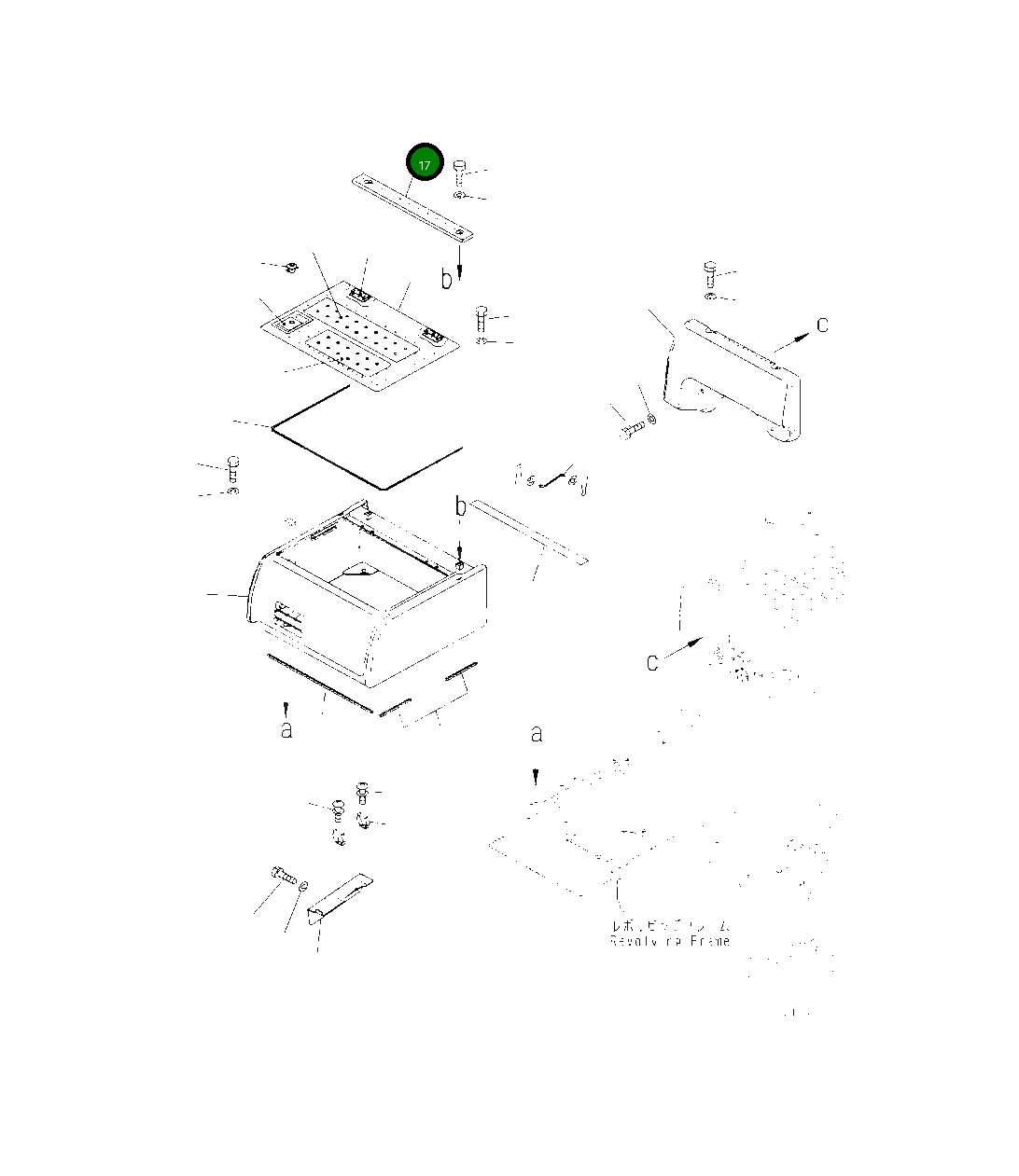 Крышка 2A6-54-11131 Komatsu