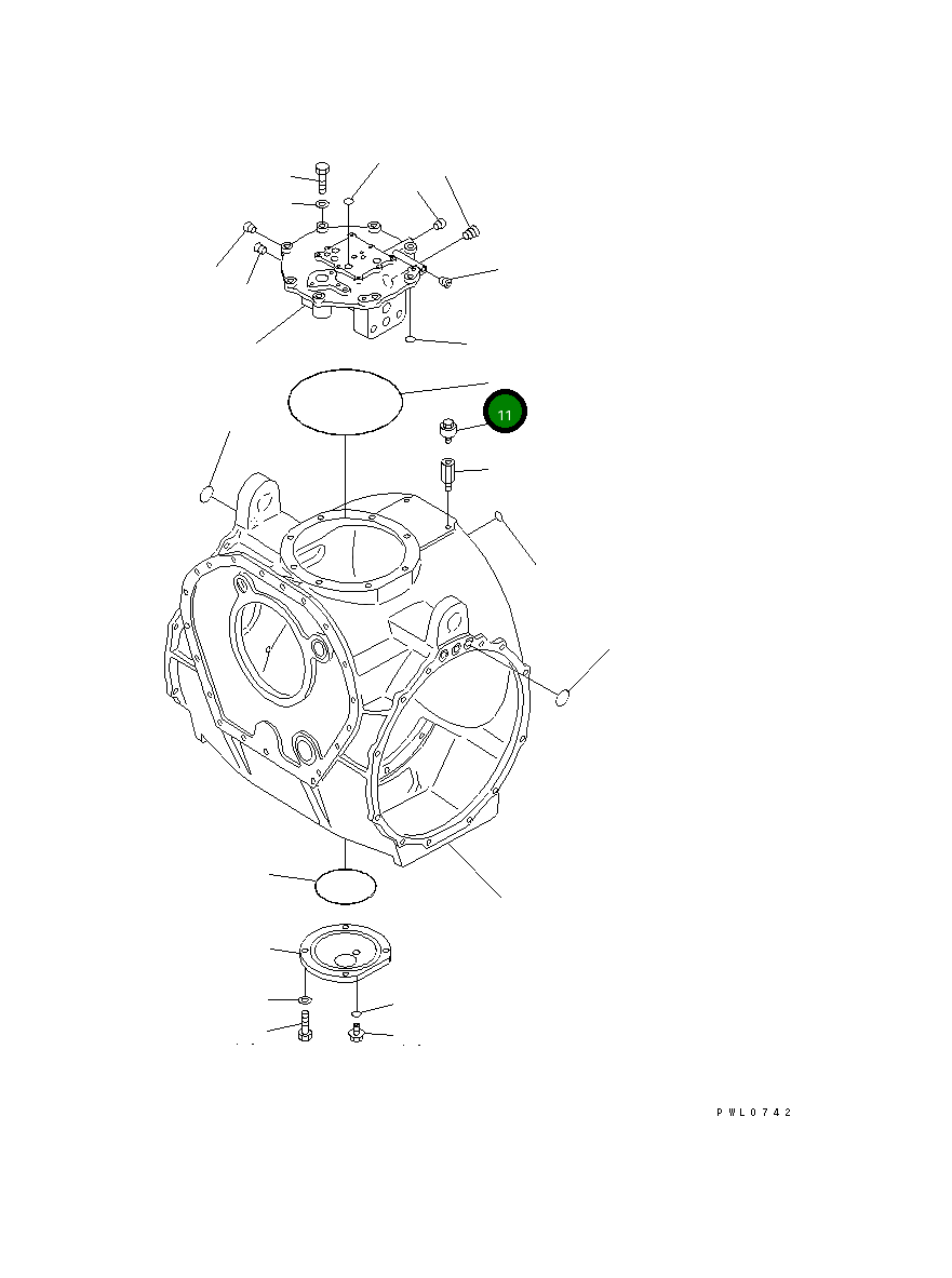 Кольцо уплотнительное (O-Ring) 07000-75380 Komatsu