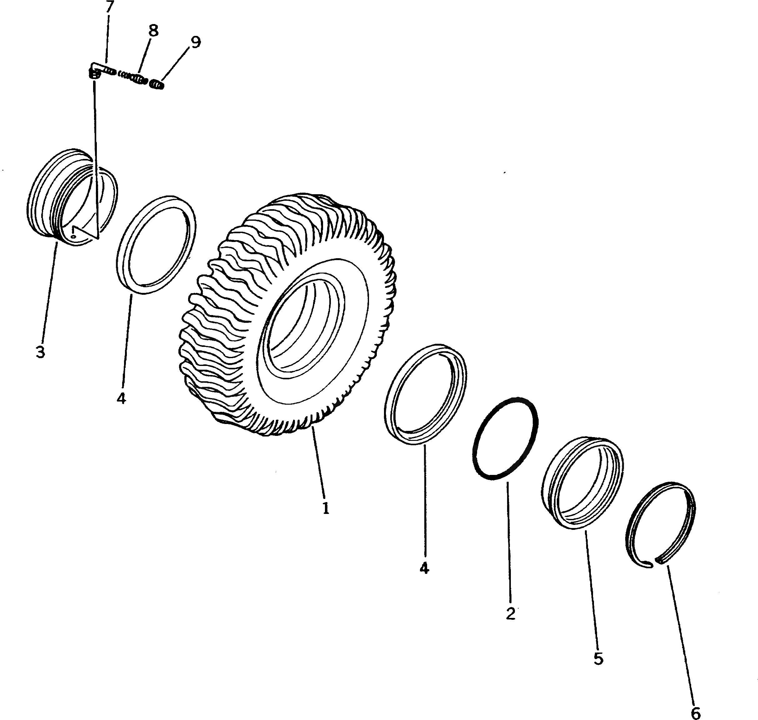 Кольцо уплотнительное (O-Ring) 561-30-11250  Komatsu