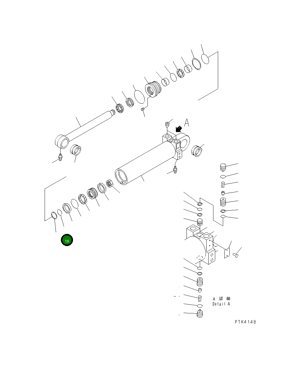 Кольцо уплотнительное (O-Ring) 20E-62-K6570 Komatsu