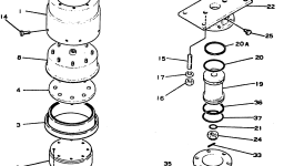Кольцо уплотнительное (O-Ring) 566-35-17380 Komatsu