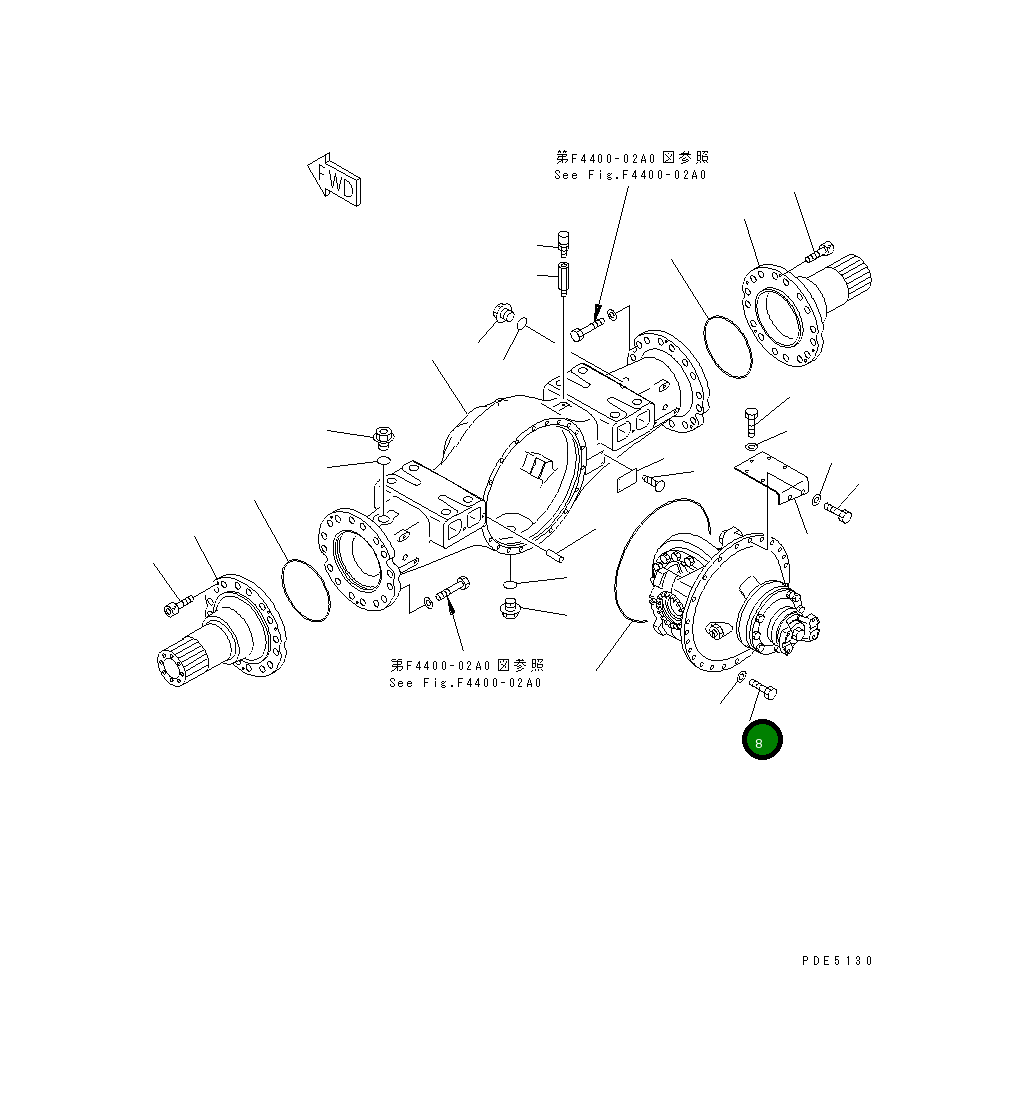 Болт 01010-61450 Komatsu