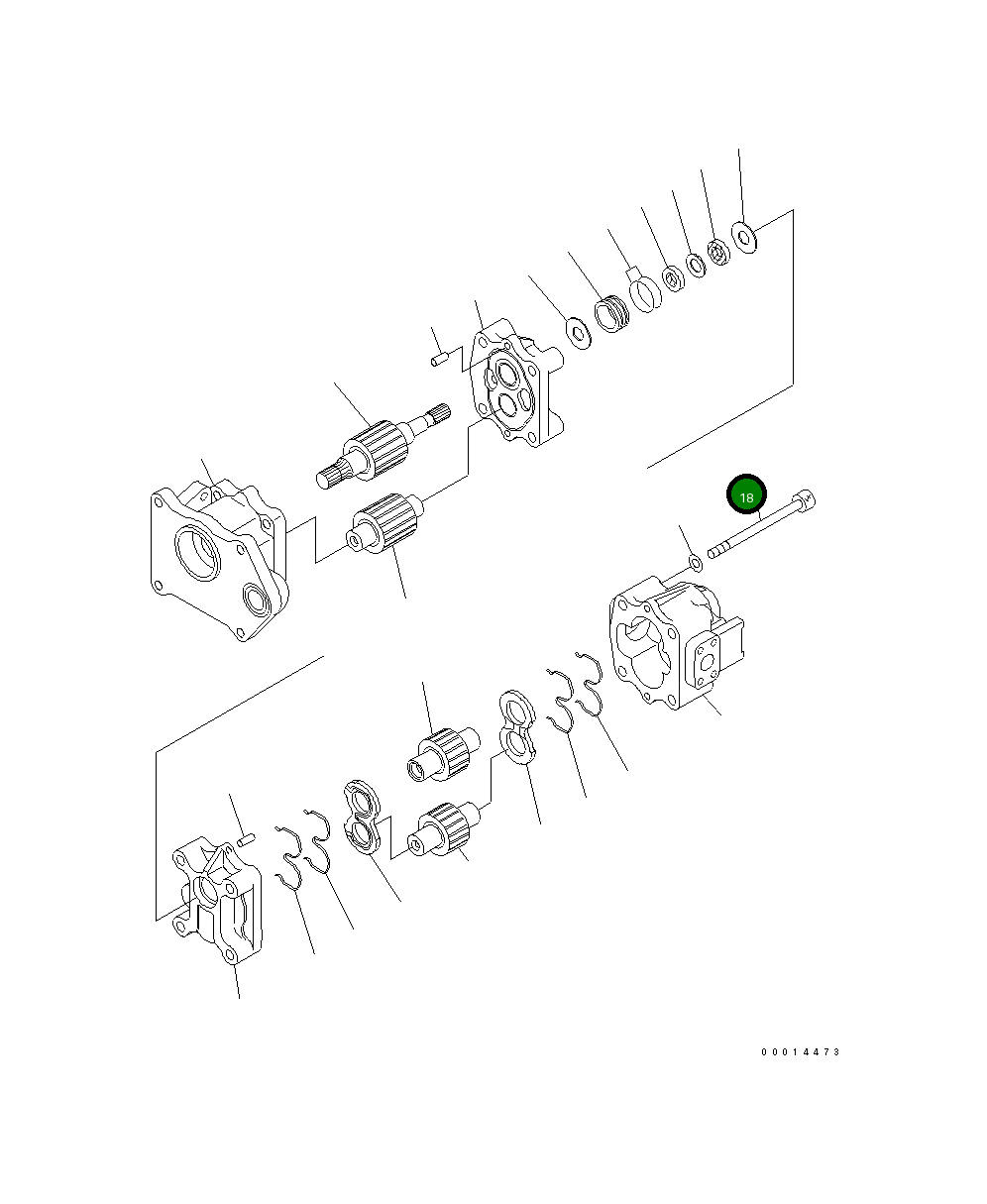 Болт 705-94-84020 Komatsu