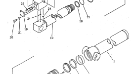 Кольцо 07161-10130 Komatsu