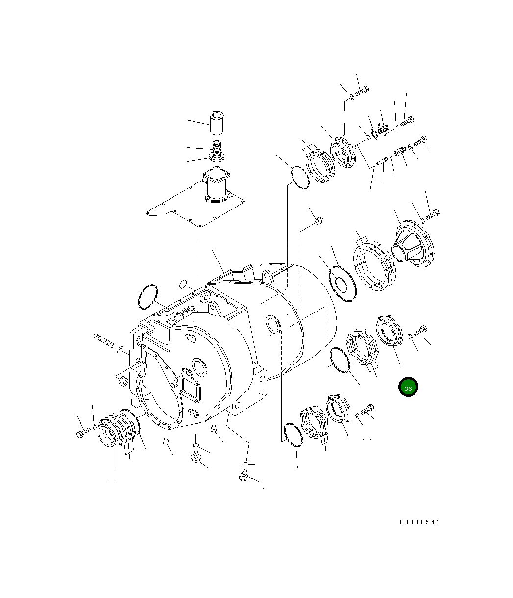 Крышка 175-916-8340 Komatsu