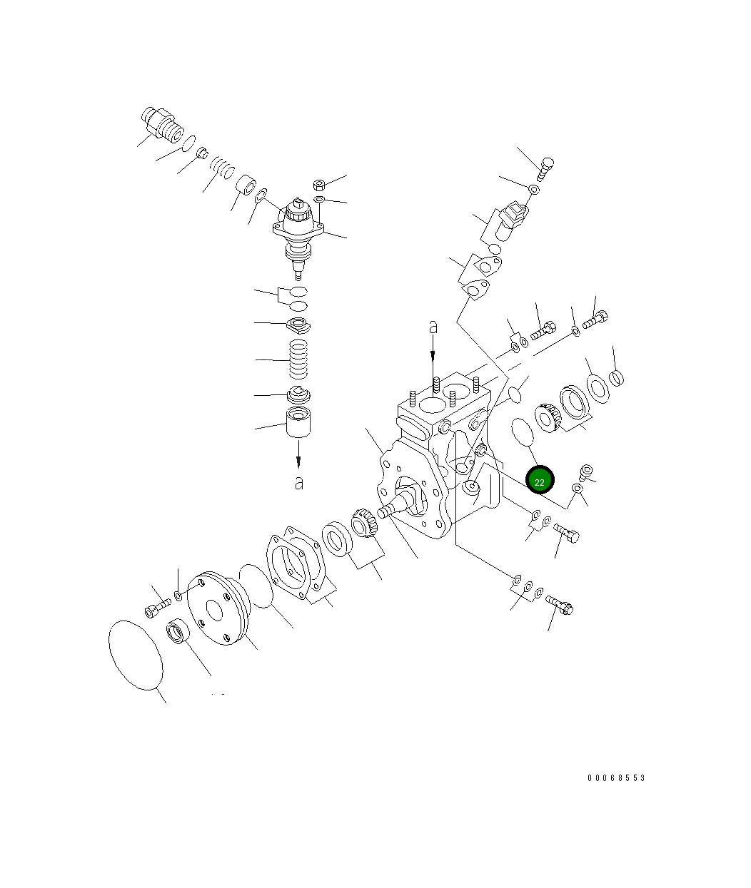 Кольцо уплотнительное (O-Ring) ND094086-0130 Komatsu