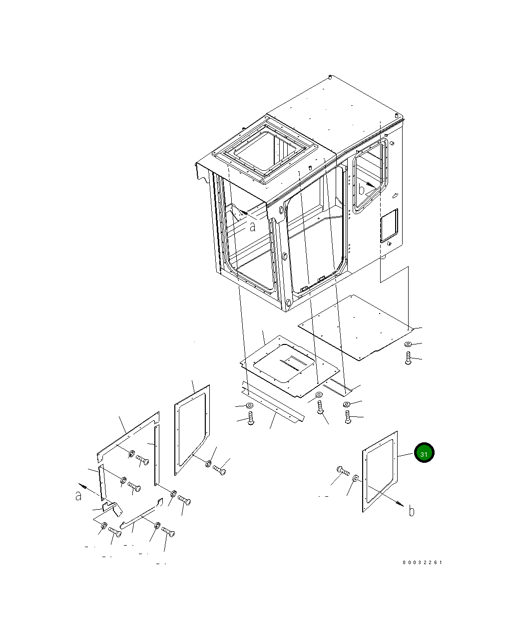 Крышка 207-54-89420 Komatsu