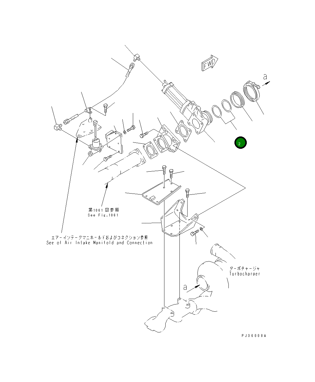 Кольцо 6151-11-5260 Komatsu