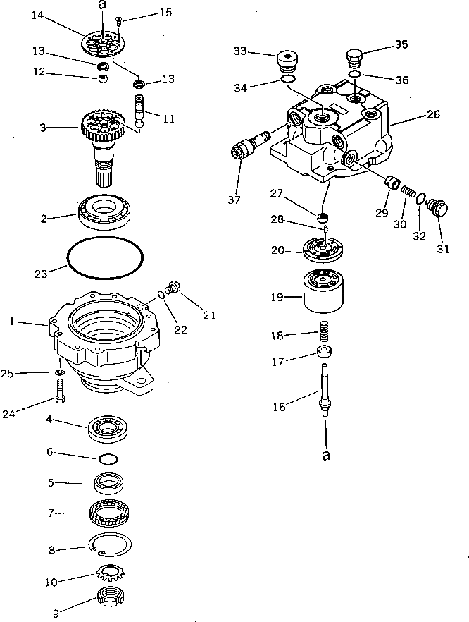 Кольцо уплотнительное (O-Ring) 07002-01423  Komatsu