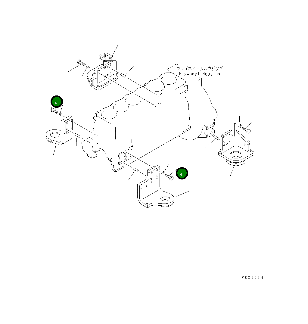 Болт 01010-51265 Komatsu