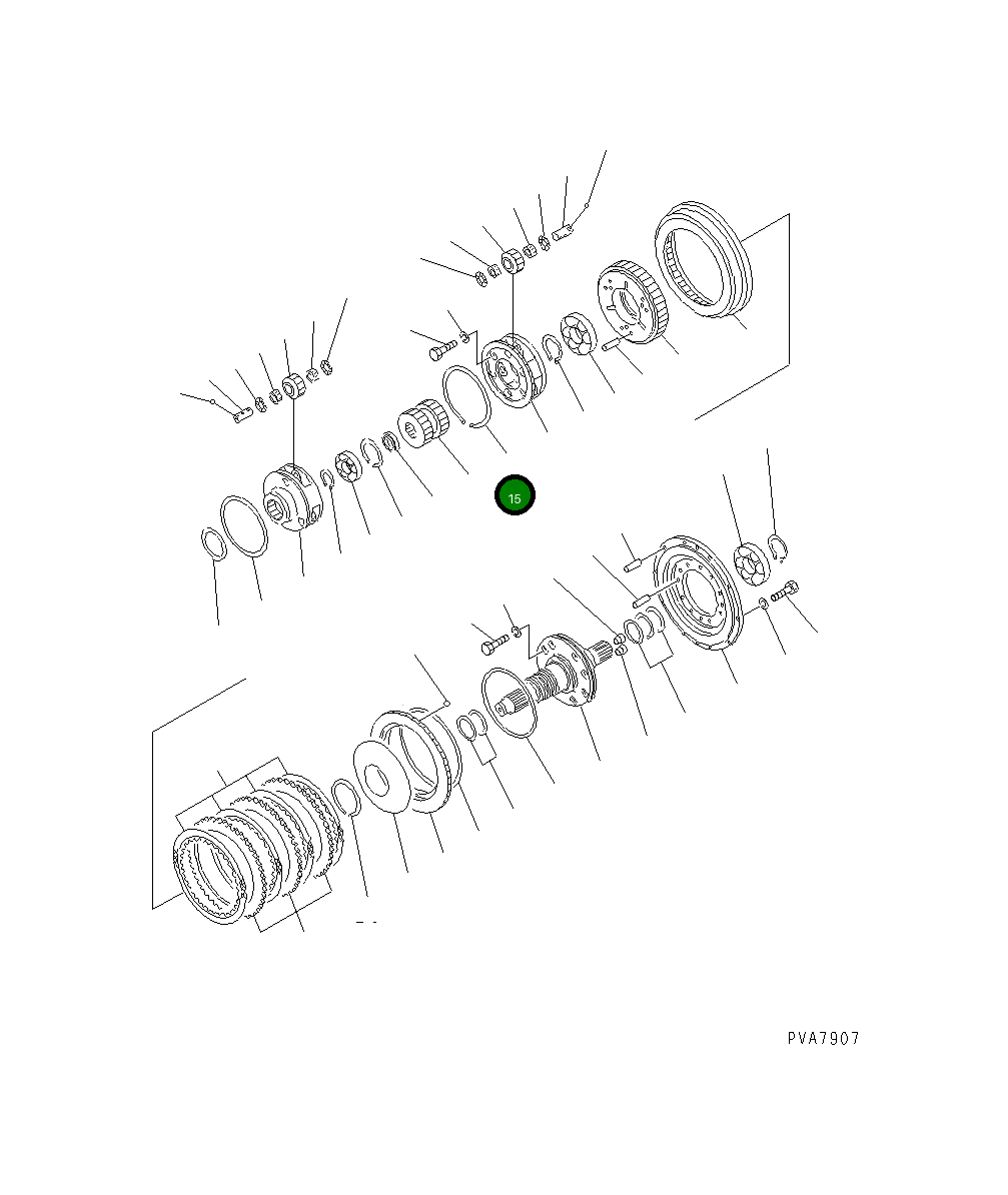Кольцо 135-15-32670 Komatsu