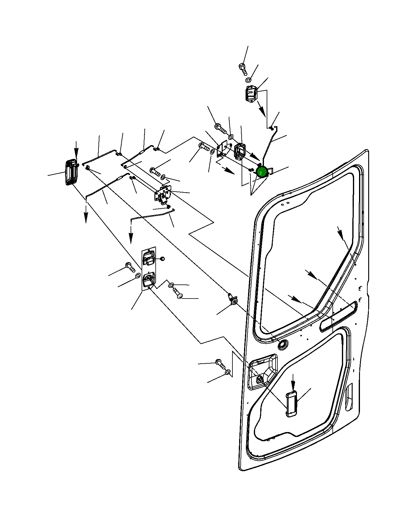 Болт 21W-54-R2220 Komatsu