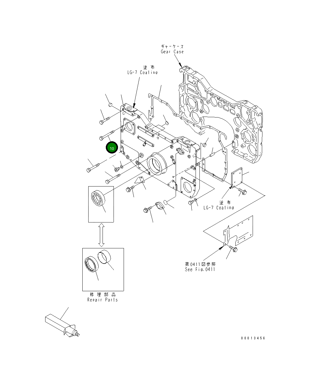 Болт 01011-31230 Komatsu