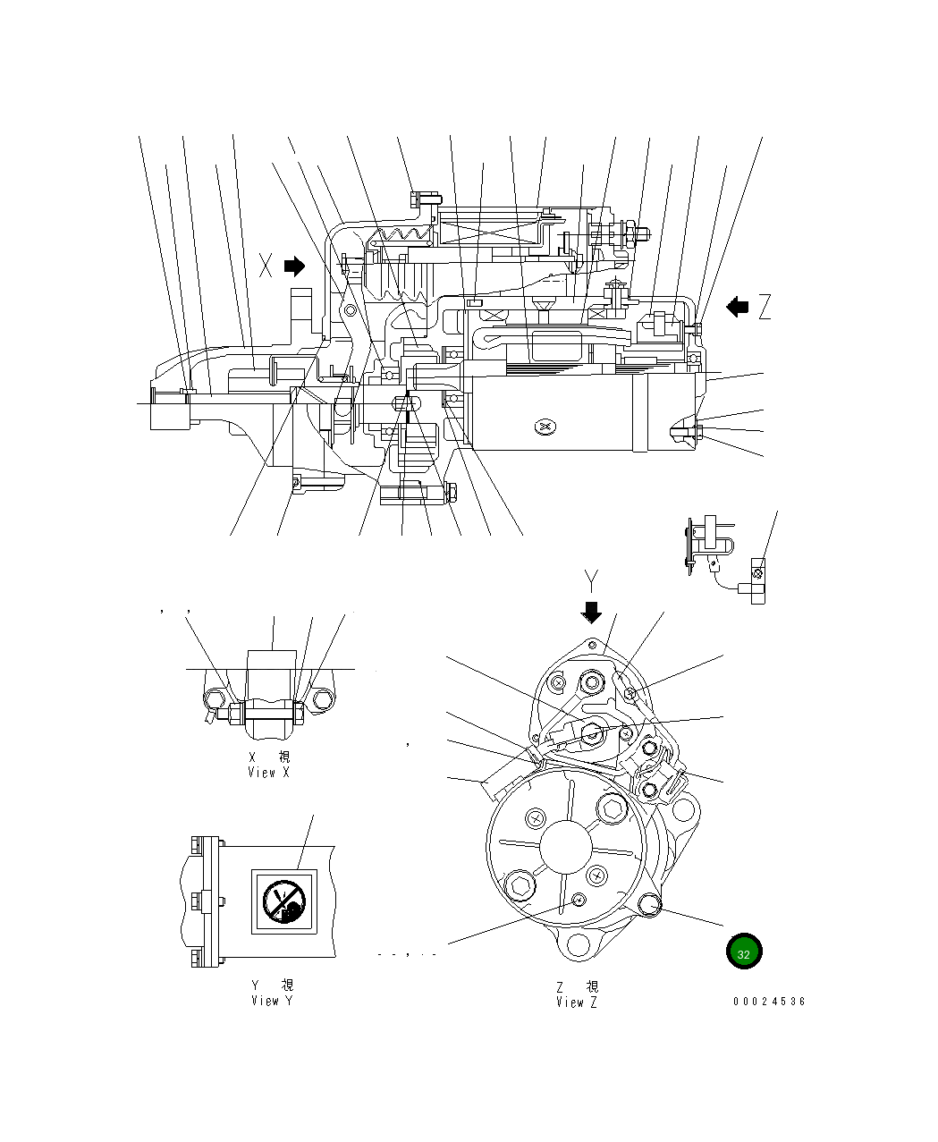 Болт KD0-0276-06402 Komatsu