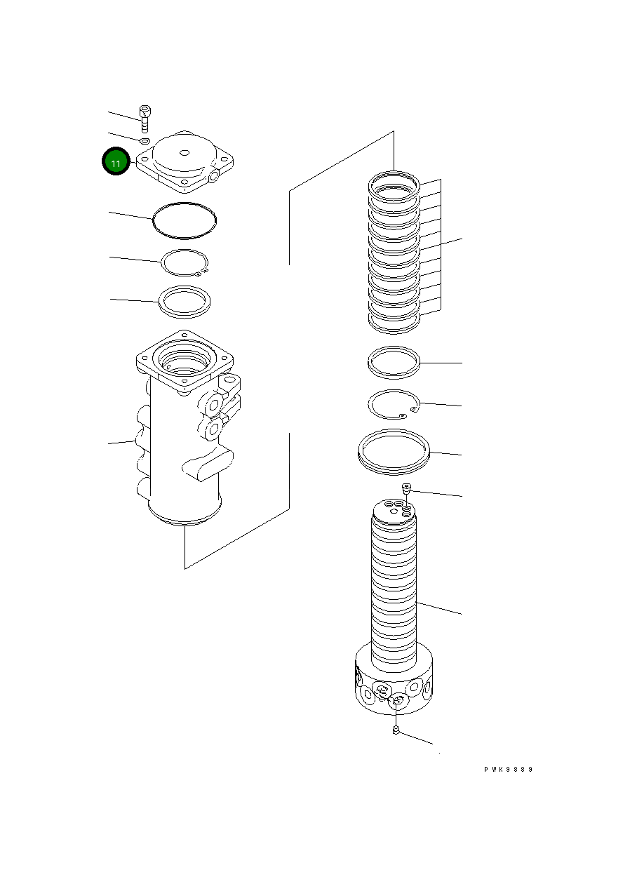 Крышка 703-07-93191 Komatsu