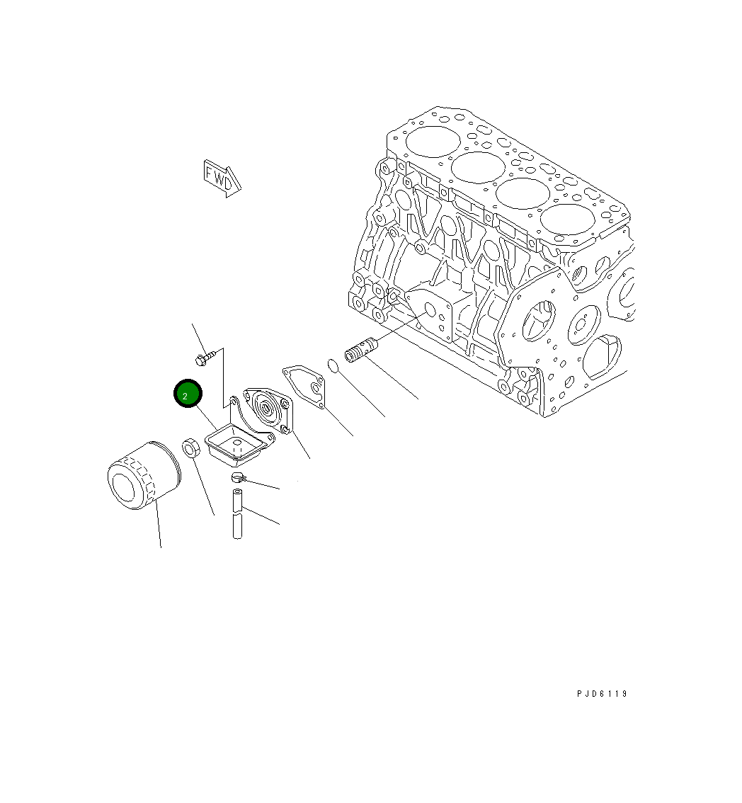 Крышка 451-860 Komatsu