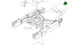 Крышка 22M-30-23331 Komatsu