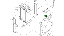 Крышка 208-03-76381 Komatsu