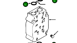 Кольцо уплотнительное (O-Ring) 372 821 R1 Komatsu