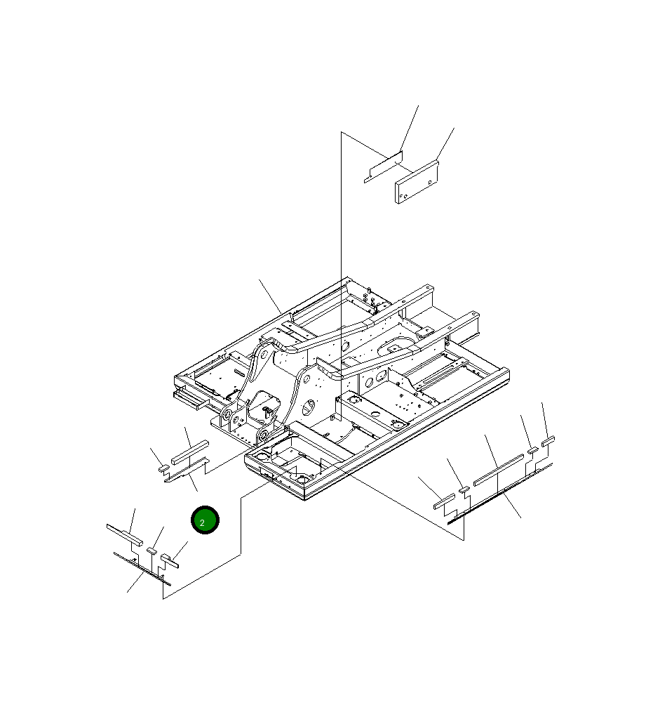 Крышка 20Y-46-42270  Komatsu