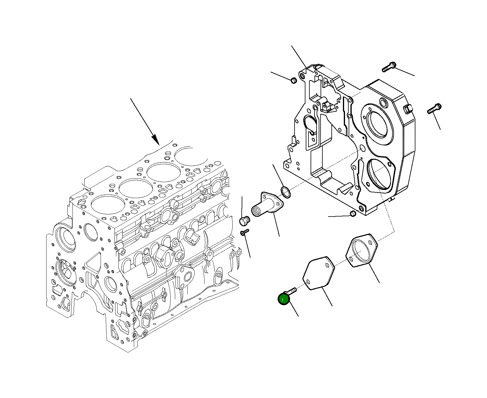 Кольцо уплотнительное (O-Ring) EA17278780 Komatsu