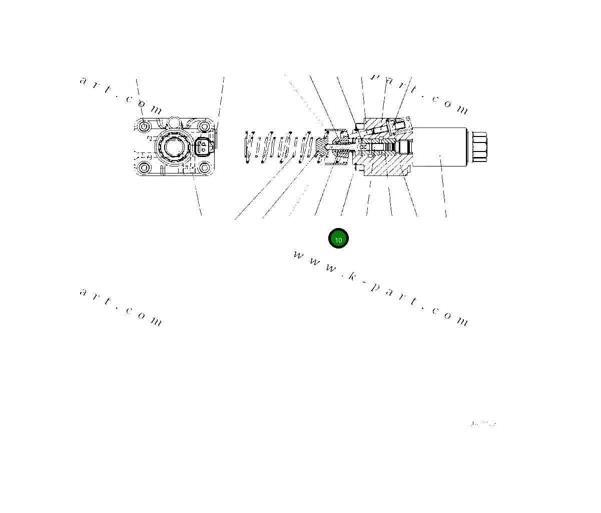 Кольцо уплотнительное (O-Ring) UCR909157562  Komatsu