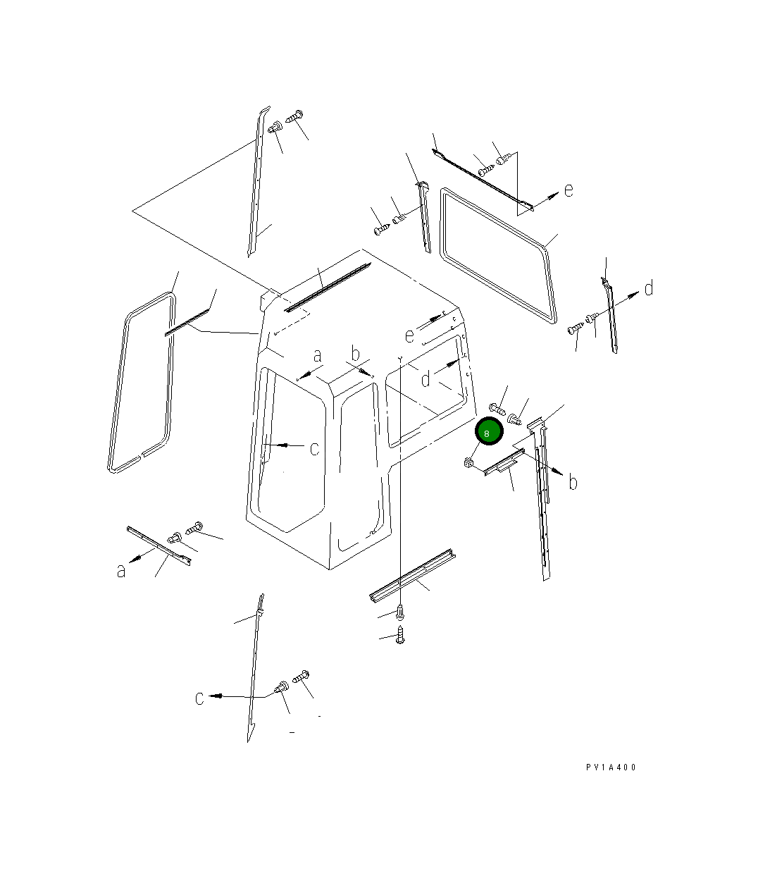 Крышка 19M-979-5511  Komatsu