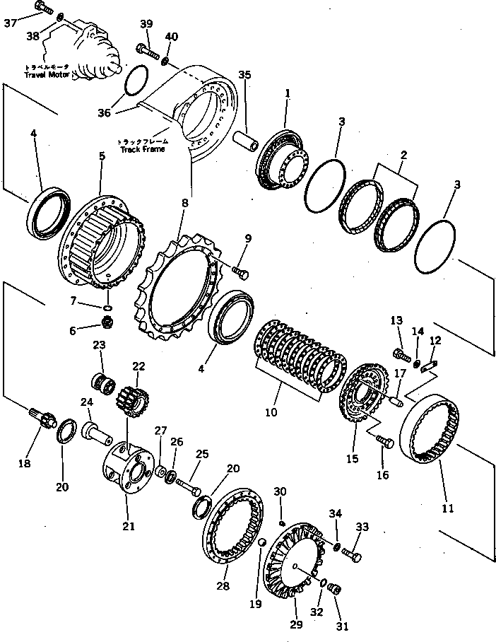 Болт 208-27-31361 Komatsu