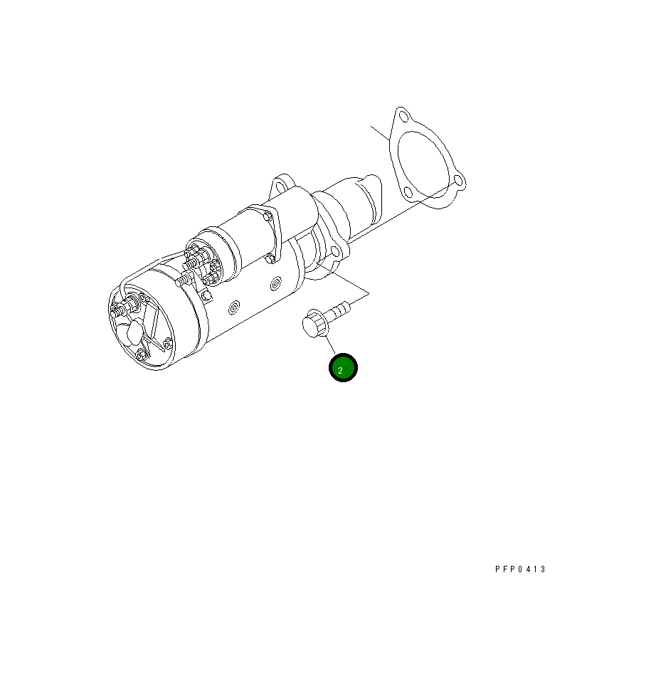 Болт CU3600596 Komatsu
