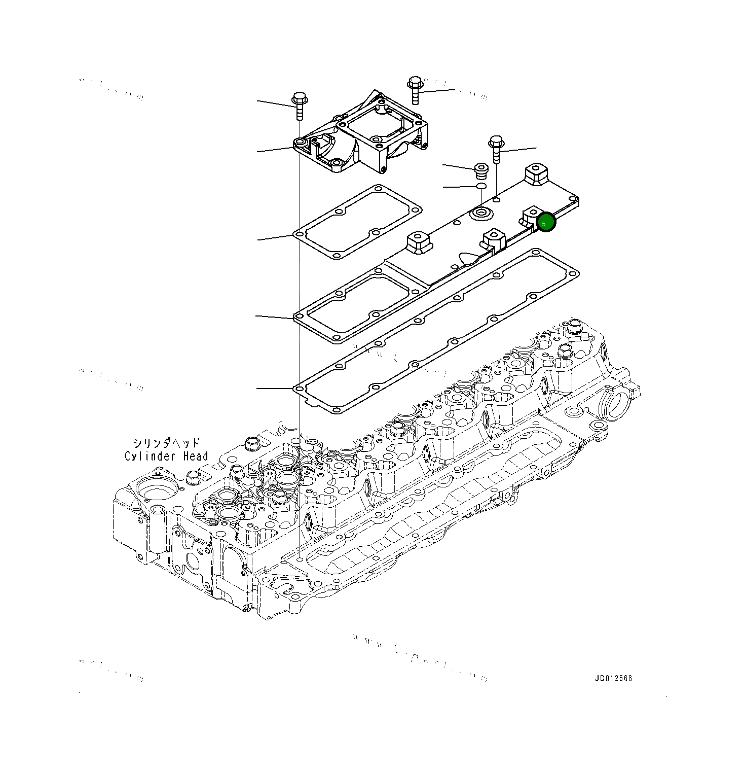 Болт 6732114160  Komatsu