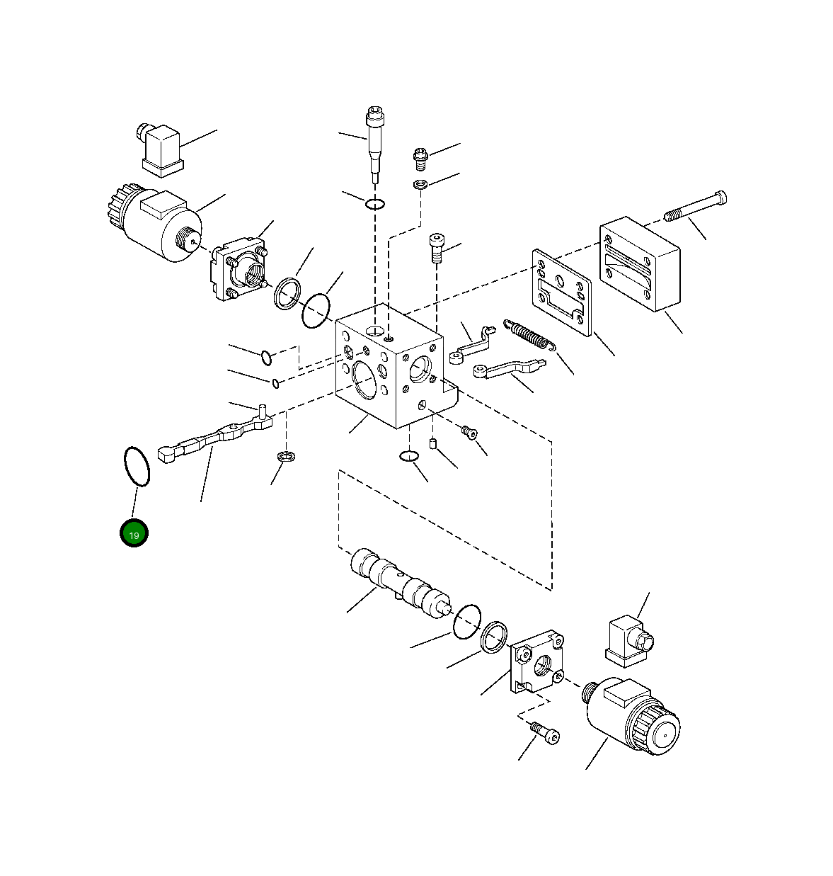 Кольцо уплотнительное (O-Ring) 1440 351 H1  Komatsu