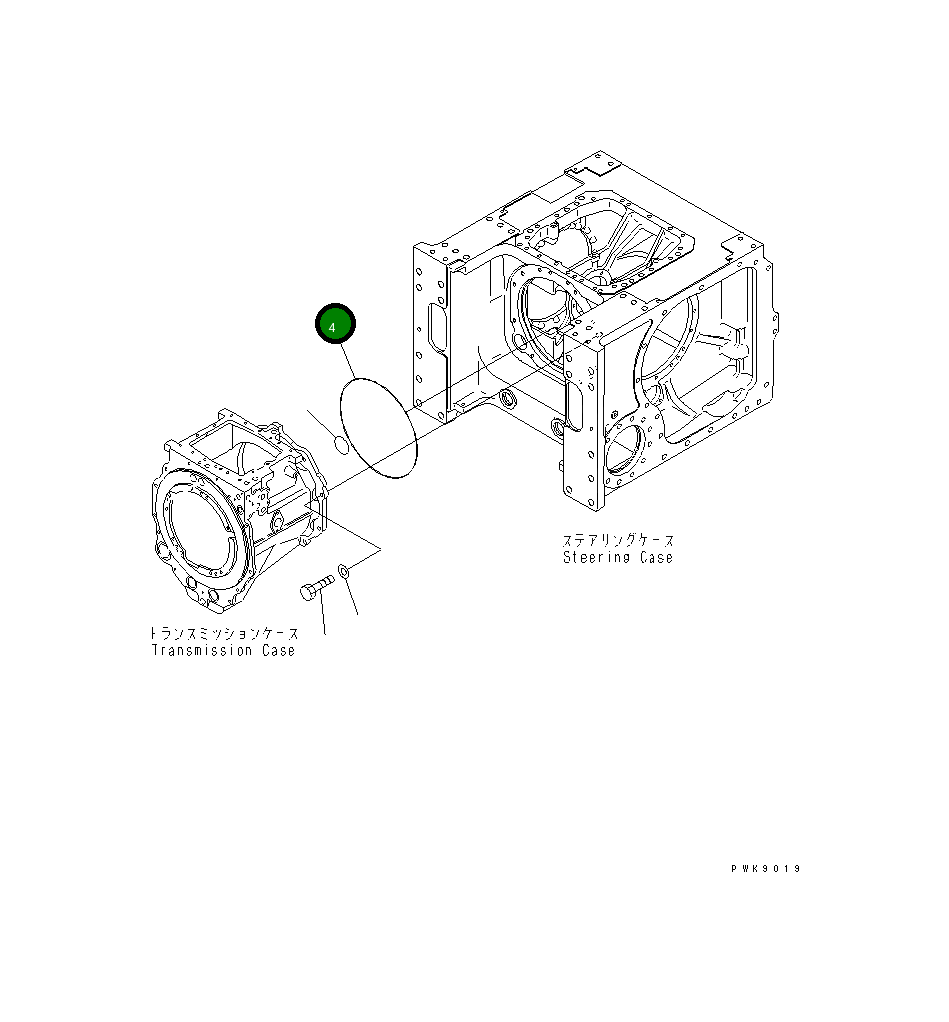 Кольцо уплотнительное (O-Ring) 07000-75440 Komatsu