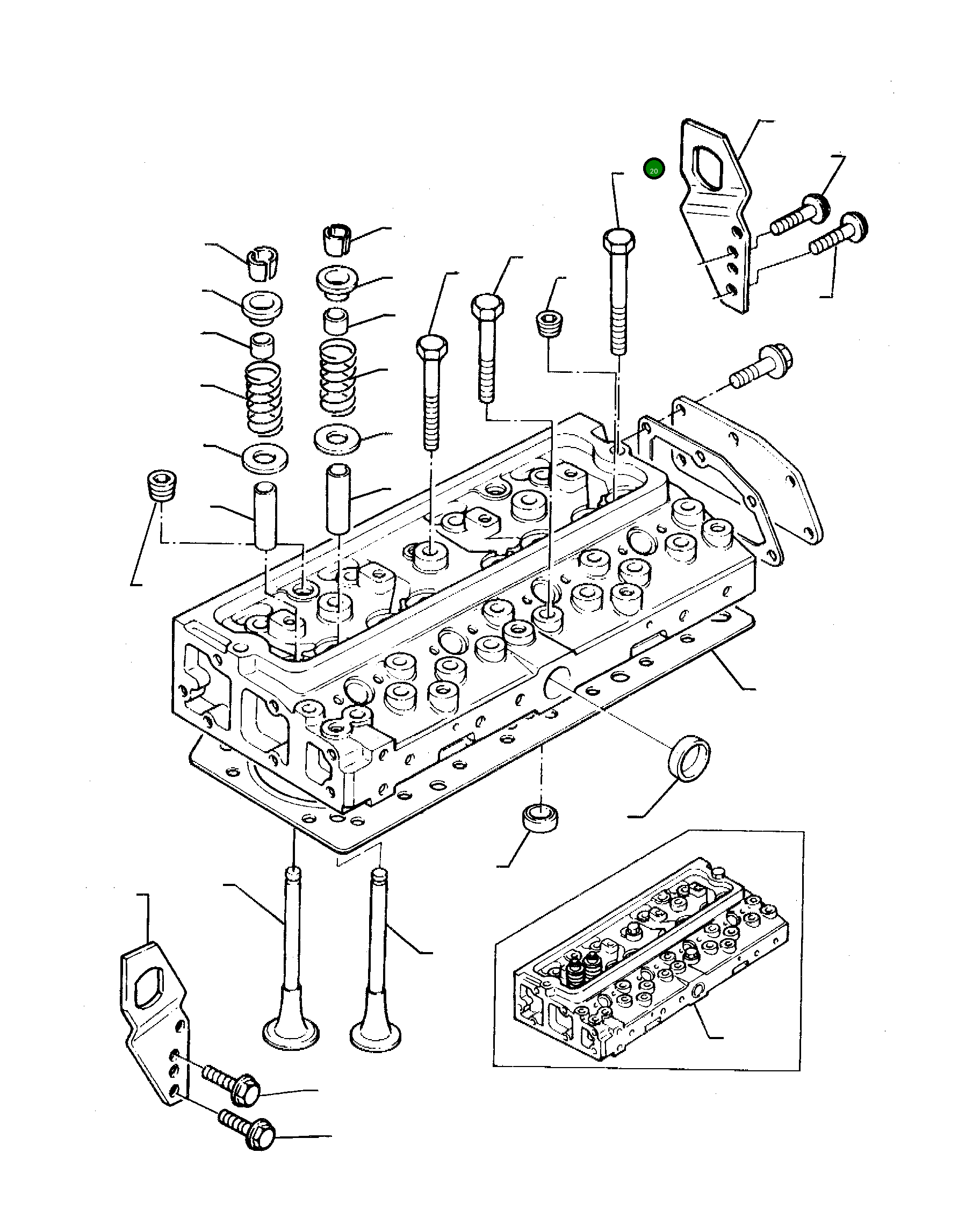 Болт P32166222 Komatsu