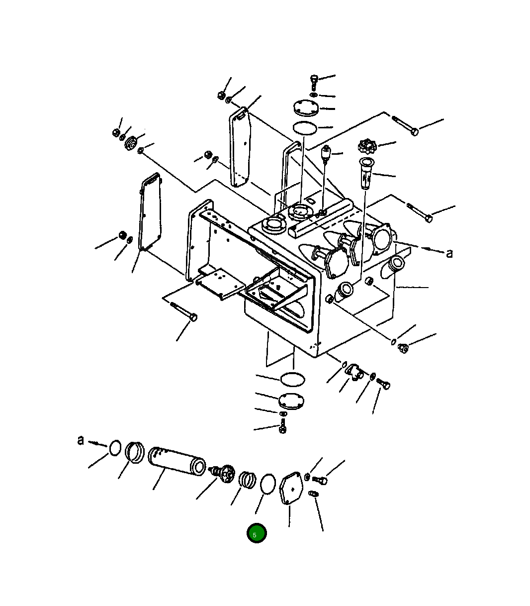 Кольцо уплотнительное (O-Ring) 07000-25185  Komatsu