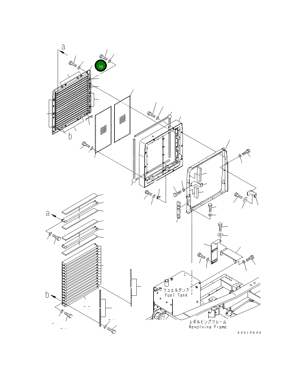 Крышка 209-53-12131  Komatsu