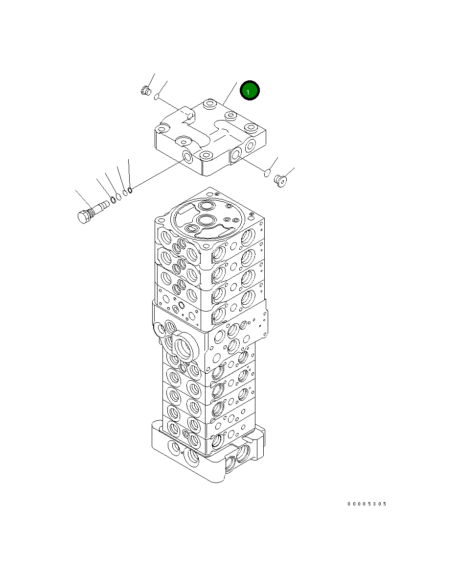 Крышка 723-26-21741 Komatsu