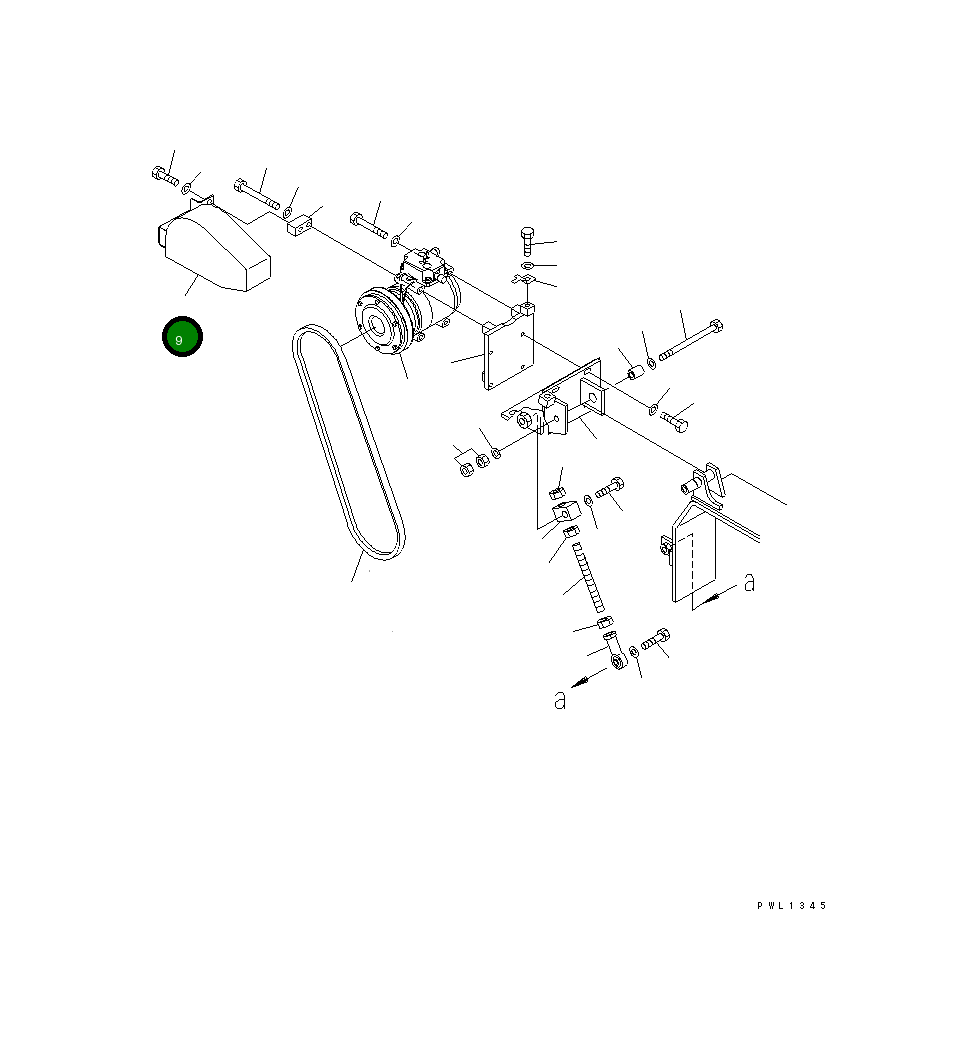 Крышка 198-911-8560  Komatsu