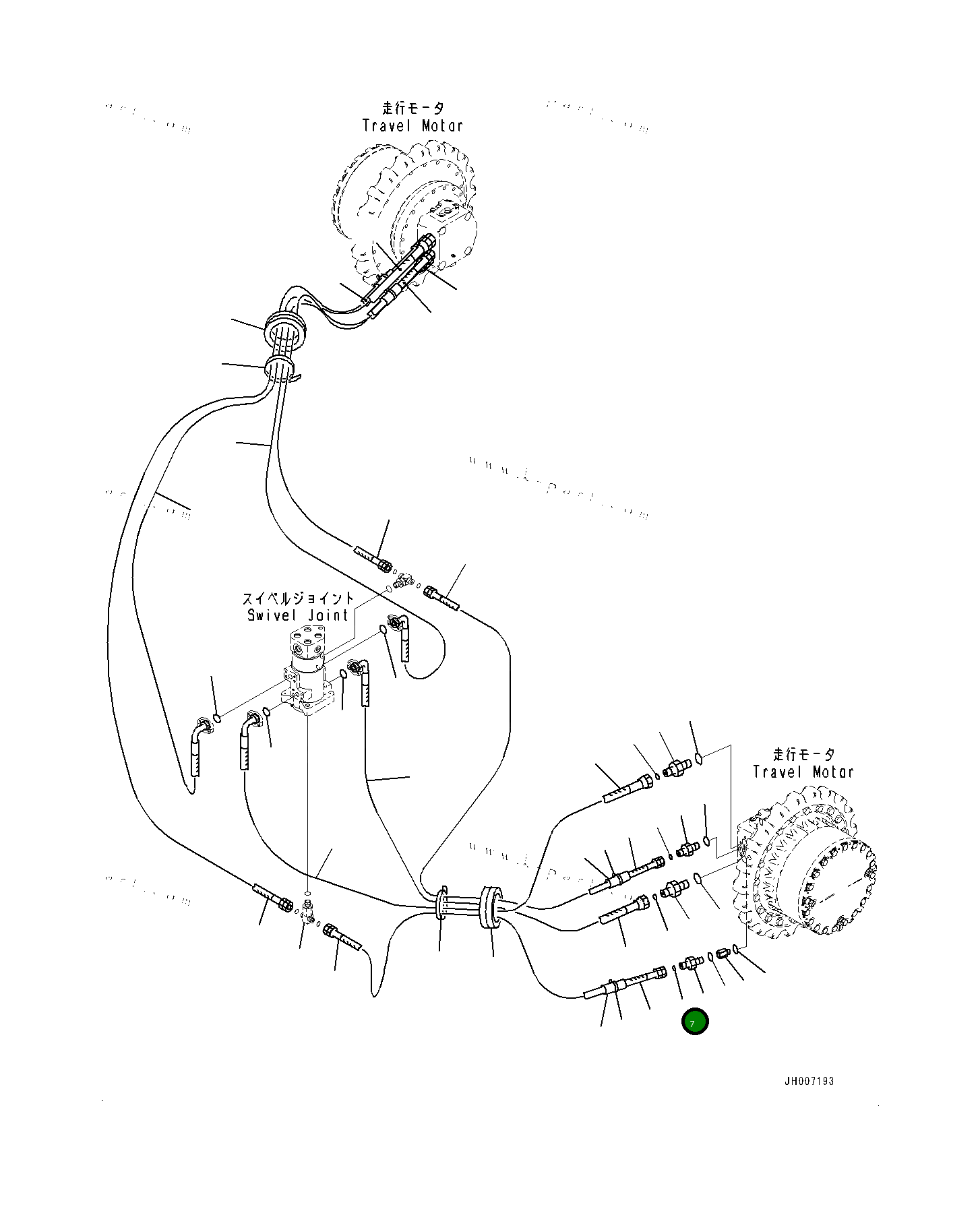 Кольцо уплотнительное (O-Ring) 0289651012 Komatsu