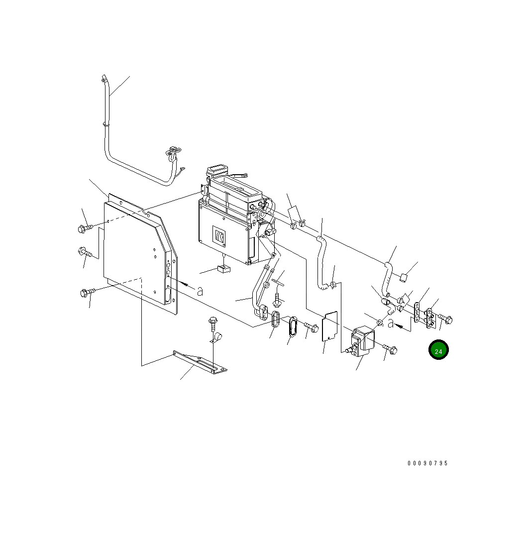 Болт ANKS+0510CA1 Komatsu