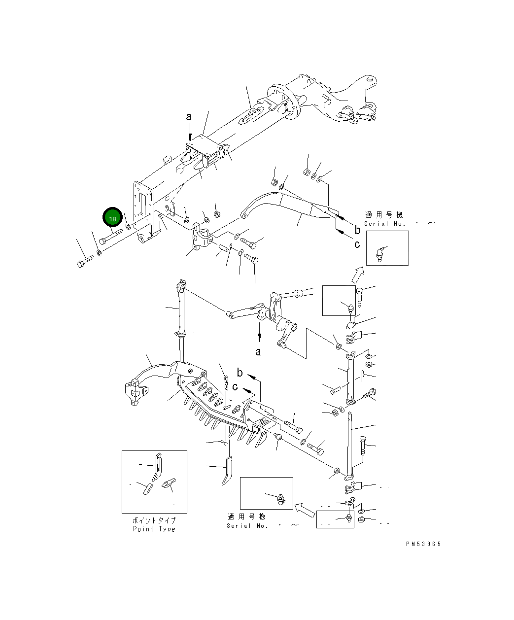 Болт 01011-52415 Komatsu