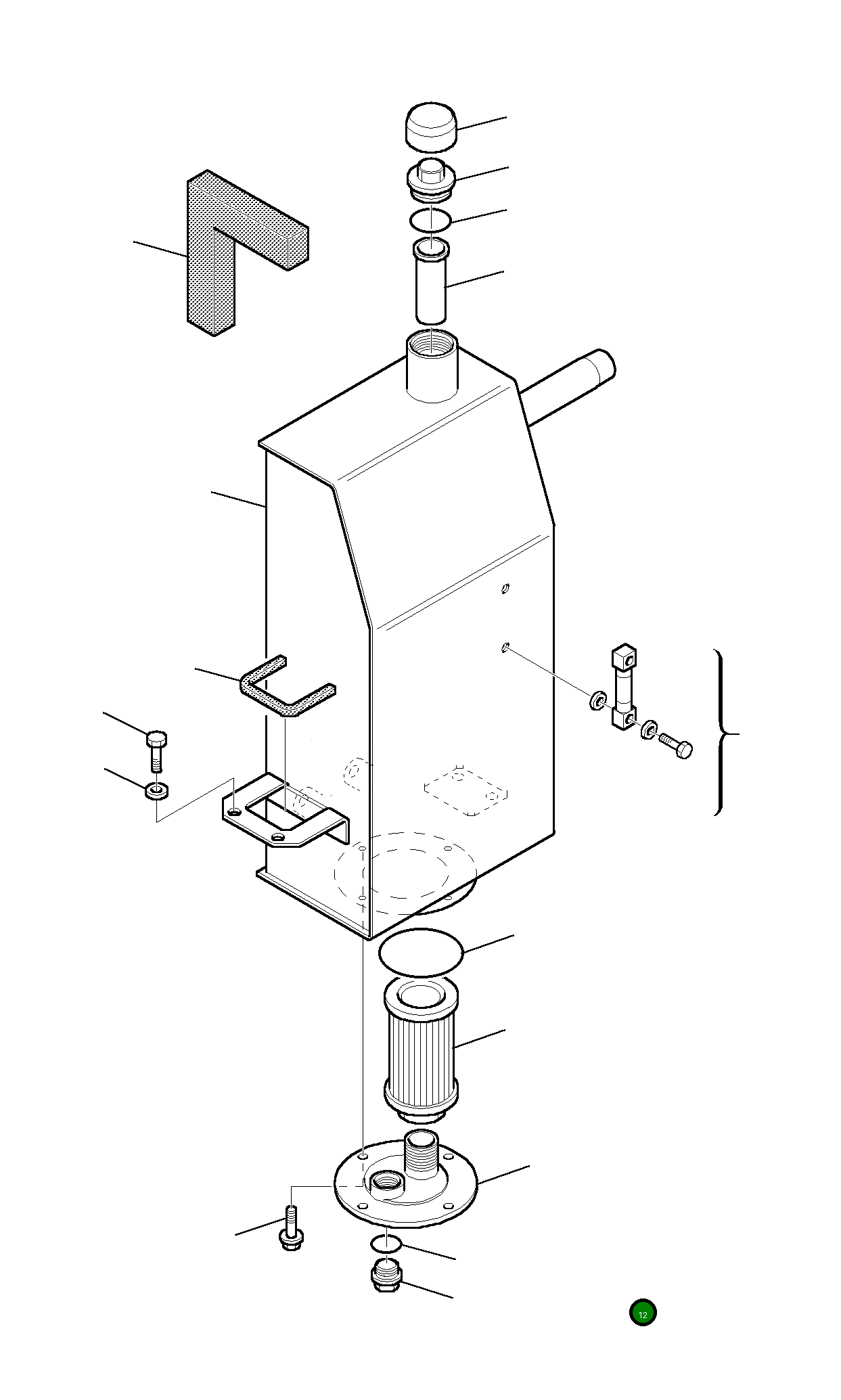 Кольцо уплотнительное (O-Ring) 855021211 Komatsu