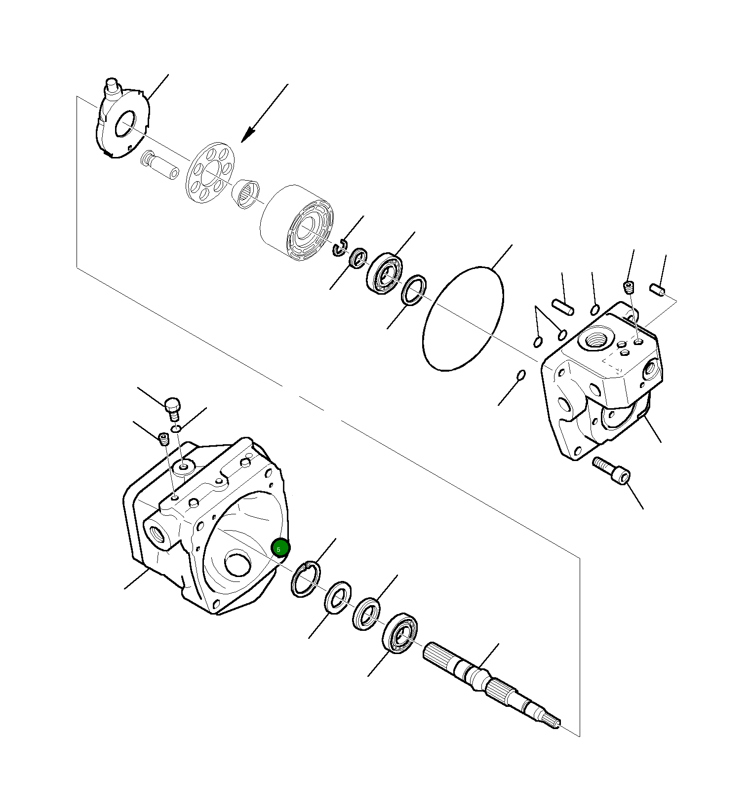 Кольцо уплотнительное (O-Ring) 890001247 Komatsu