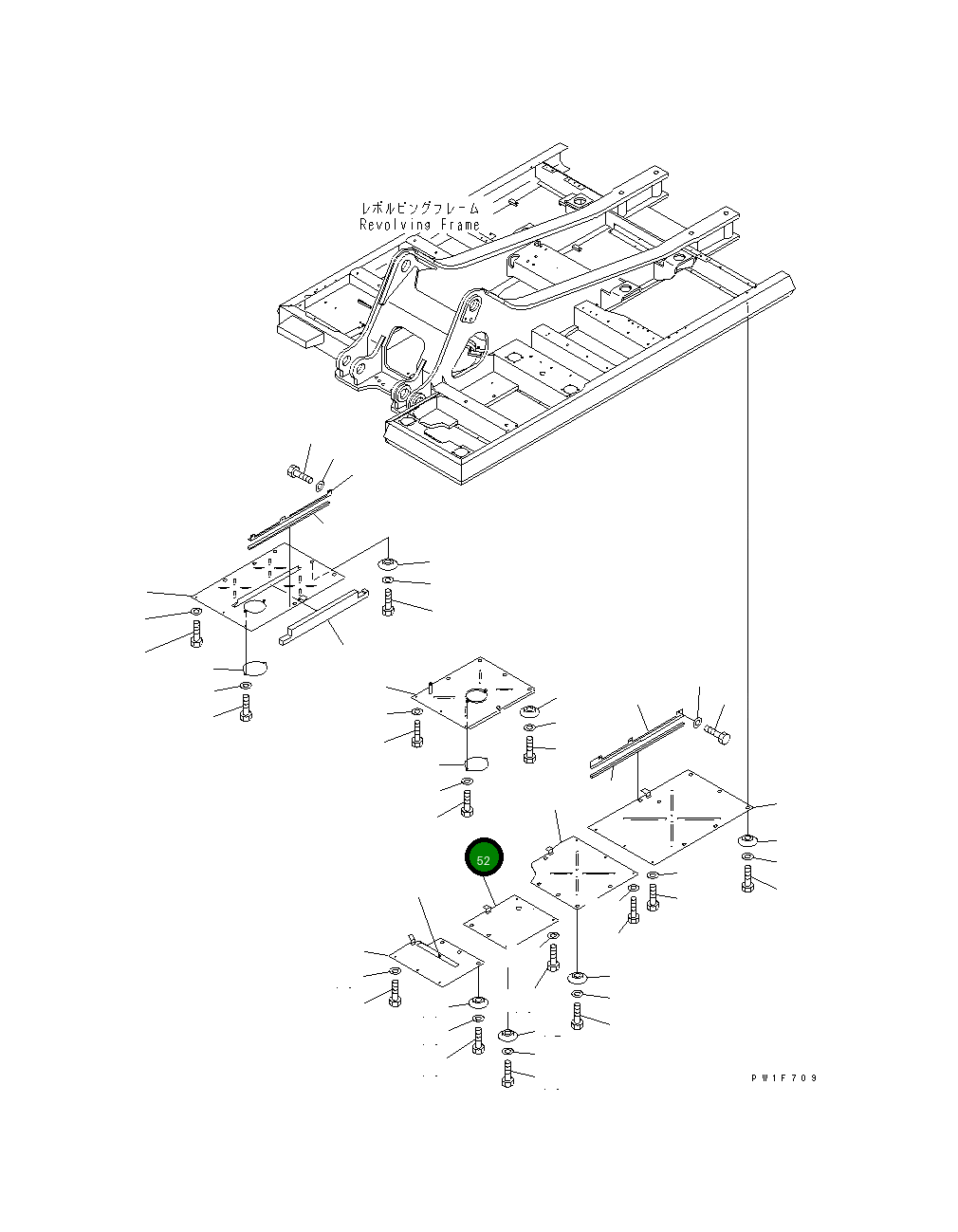 Крышка 207-54-64181  Komatsu